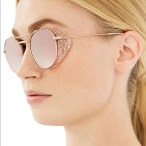 Krewe Sunglasses ORLEANS BLINKER | MATTE ROSE GOLD